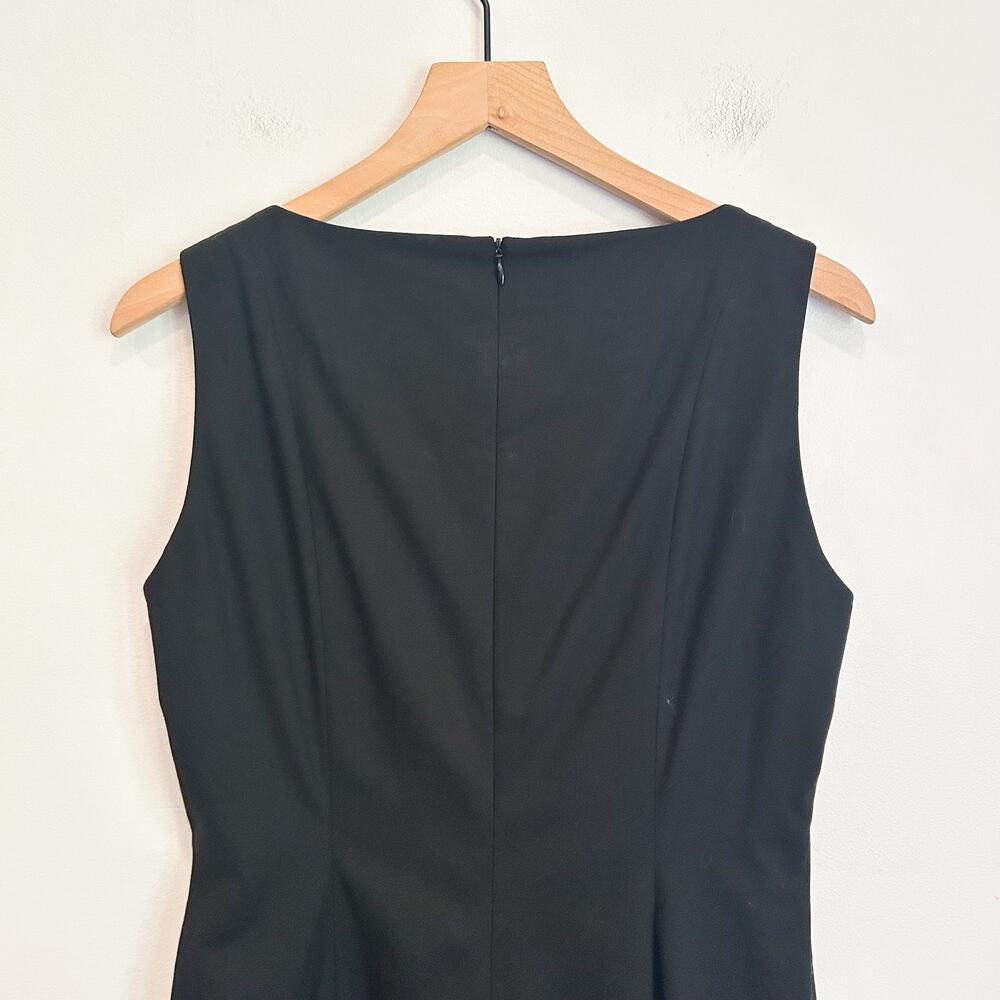 Escada Sport Sleeveless Fitted Dress Black Size 38/6 - Picture 5 of 7